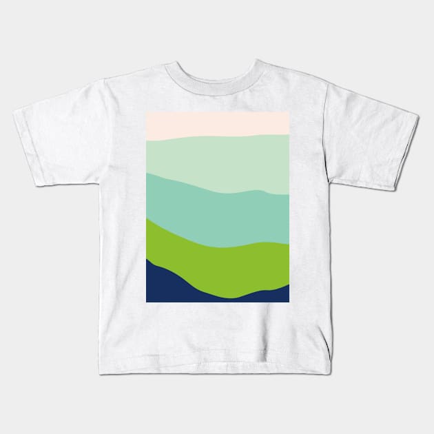 Harmony of sunrise Kids T-Shirt by Imordinary